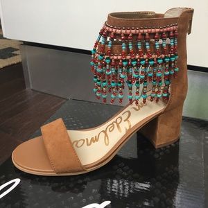 Sam Edelman beaded heeled sandals